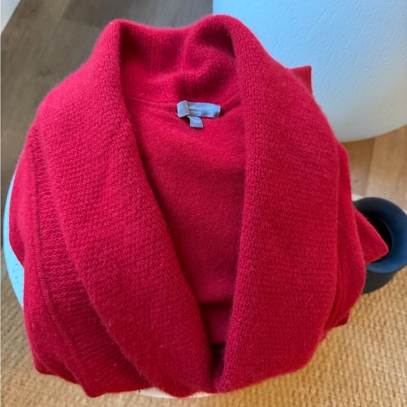 Neiman Marcus Vibrant Red Cashmere robe - Picture 4 of 6